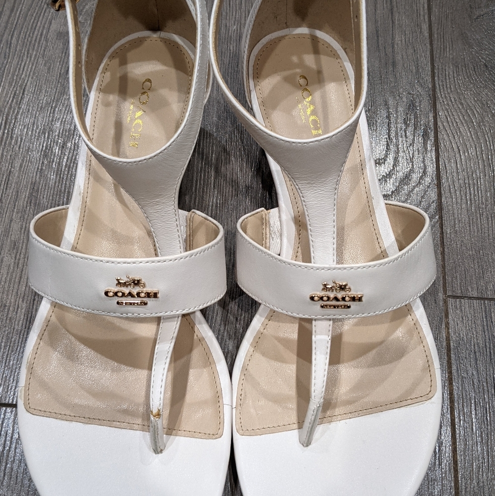 Coach wedge sandals